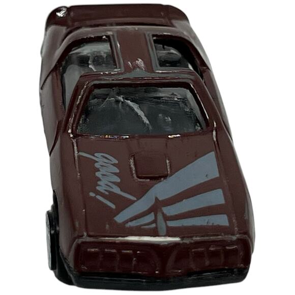 Vintage Unbranded "Good!" 80s IROC-Z Camaro Burgundy Die-Cast Toy Car China - Picture 3 of 7